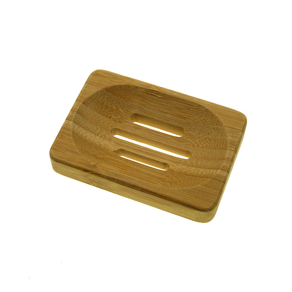 Soap Dish - Wooden Bamboo - spongespirit